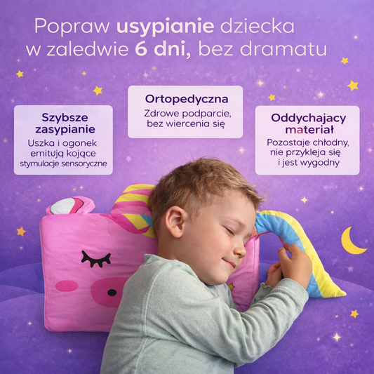 Poduszka dla dzieci dla lepszego snu nocnego