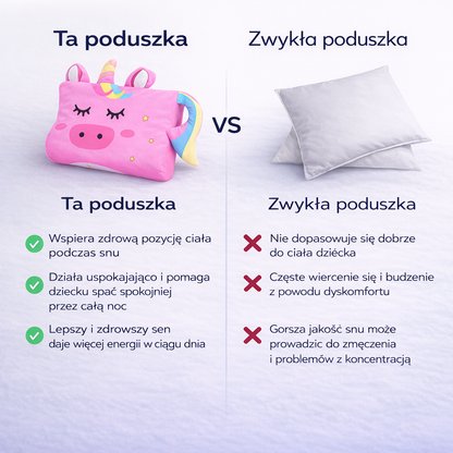 Poduszka dla dzieci dla lepszego snu nocnego