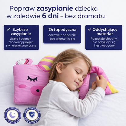 Poduszka dla dzieci dla lepszego snu nocnego