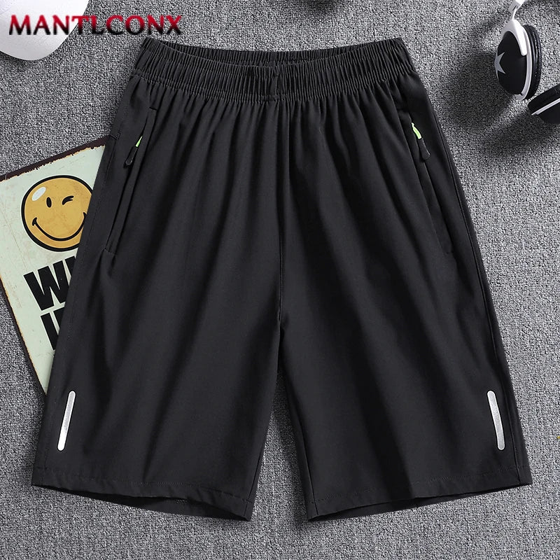 Zomer herenshorts Coole sportkleding Hardloopsportshorts Casual broeken Gym Fitness Training Jogging Korte broeken Heren Zwart Grijs