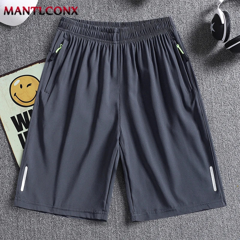 Zomer herenshorts Coole sportkleding Hardloopsportshorts Casual broeken Gym Fitness Training Jogging Korte broeken Heren Zwart Grijs