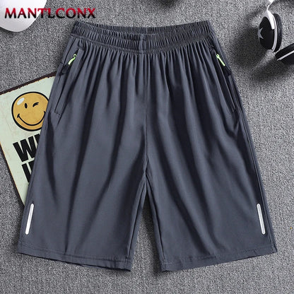Zomer herenshorts Coole sportkleding Hardloopsportshorts Casual broeken Gym Fitness Training Jogging Korte broeken Heren Zwart Grijs