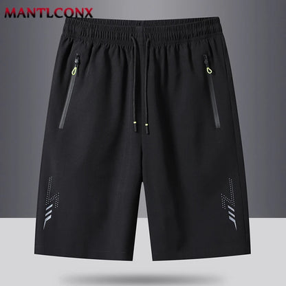 Zomer herenshorts Coole sportkleding Hardloopsportshorts Casual broeken Gym Fitness Training Jogging Korte broeken Heren Zwart Grijs