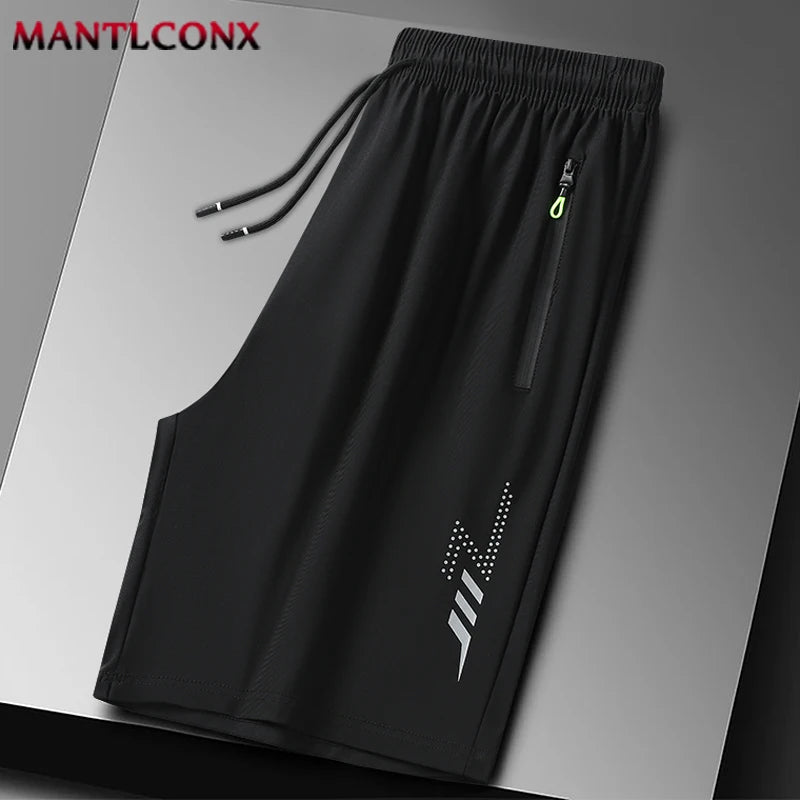 Zomer herenshorts Coole sportkleding Hardloopsportshorts Casual broeken Gym Fitness Training Jogging Korte broeken Heren Zwart Grijs