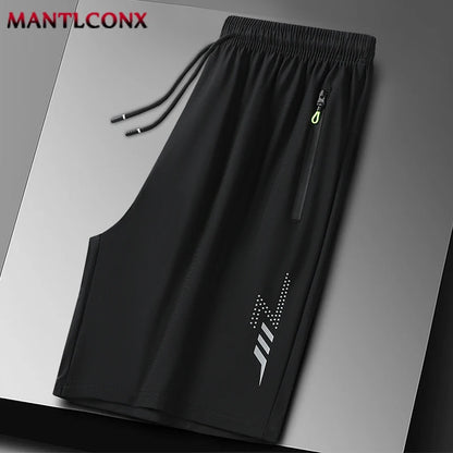 Zomer herenshorts Coole sportkleding Hardloopsportshorts Casual broeken Gym Fitness Training Jogging Korte broeken Heren Zwart Grijs