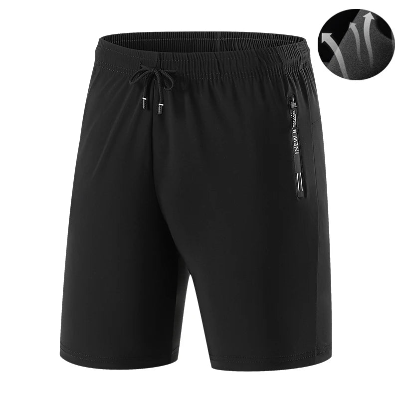 Zomer herenshorts Coole sportkleding Hardloopsportshorts Casual broeken Gym Fitness Training Jogging Korte broeken Heren Zwart Grijs