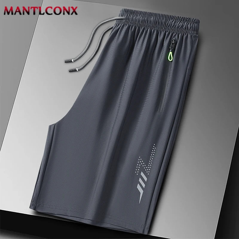 Zomer herenshorts Coole sportkleding Hardloopsportshorts Casual broeken Gym Fitness Training Jogging Korte broeken Heren Zwart Grijs