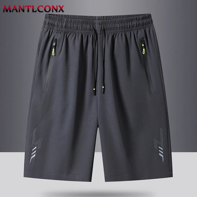 Zomer herenshorts Coole sportkleding Hardloopsportshorts Casual broeken Gym Fitness Training Jogging Korte broeken Heren Zwart Grijs