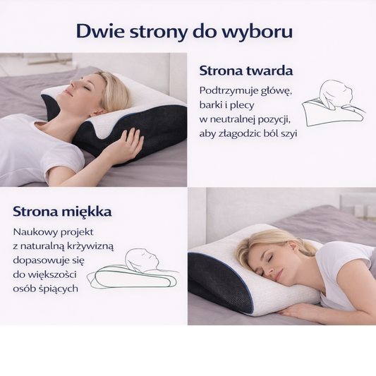 Ergonomiczna poduszka ortopedyczna na szyję
