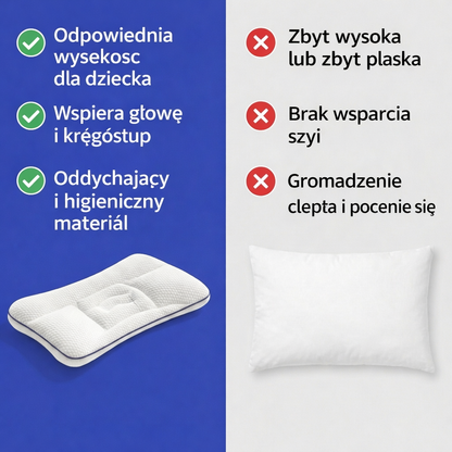 Ergonomiczna poduszka dla dzieci
