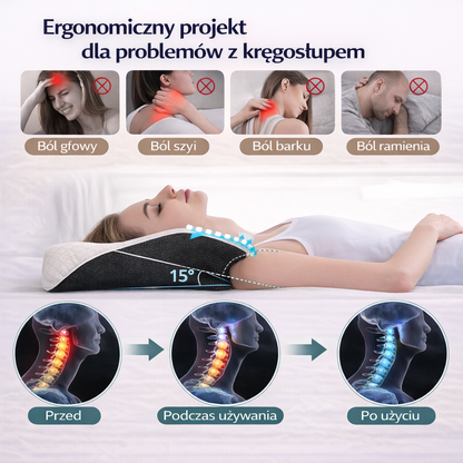 Ergonomiczna poduszka ortopedyczna na szyję