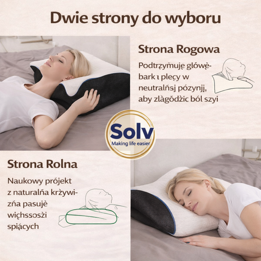 Ergonomiczna poduszka ortopedyczna na szyję